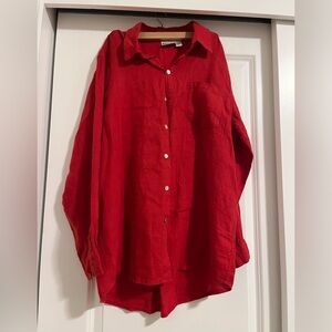 Chico’s Woman blouse size 2 Red color